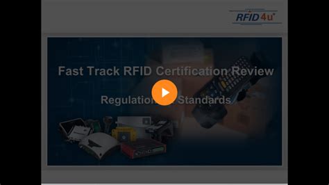 rfid tag certification|rfid training.